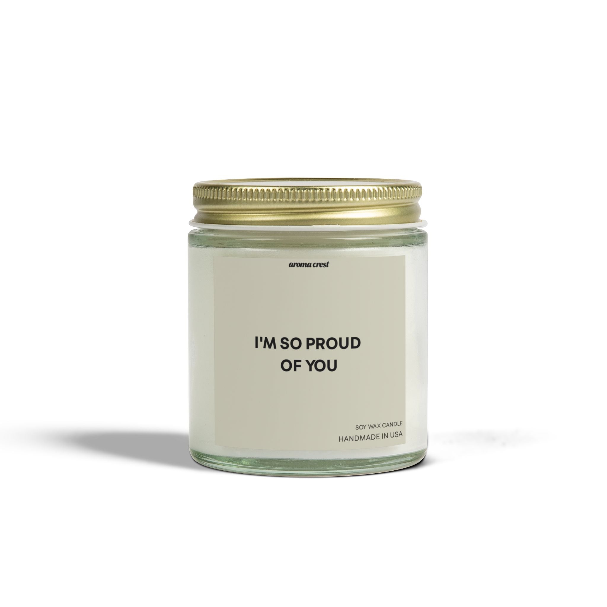 Proud of You Scented Candle - Handcrafted Coconut Apricot