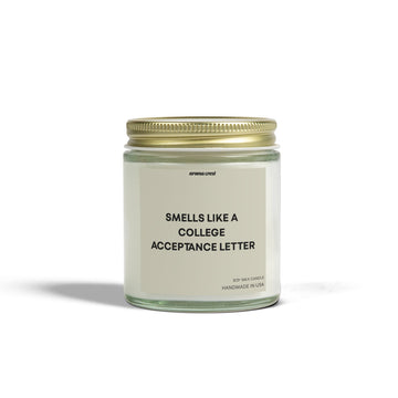 Scented Candles "Smells Like a College Acceptance Letter"