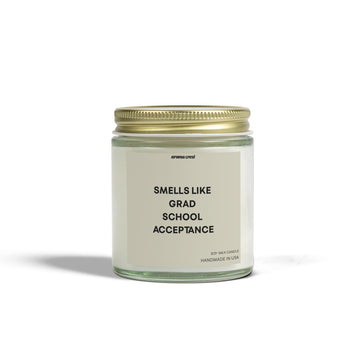 Coconut Apricot Scented Candle: Smells Like Grad School Acceptance